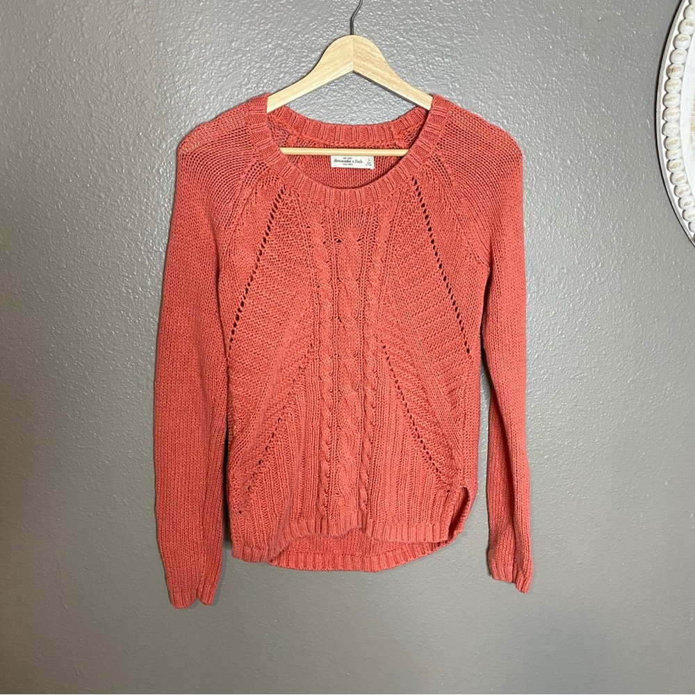 Abercrombie & Fitch Women's Orange Sweater